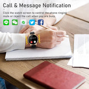 Smart Watches for Women Men 1.3" Touch Screen Smart Watch for Android Phones Waterproof Fitness Watch Heart Rate Monitor Sleep Tracker Pedometer Activity Tracker Smartwatch for Ios Android