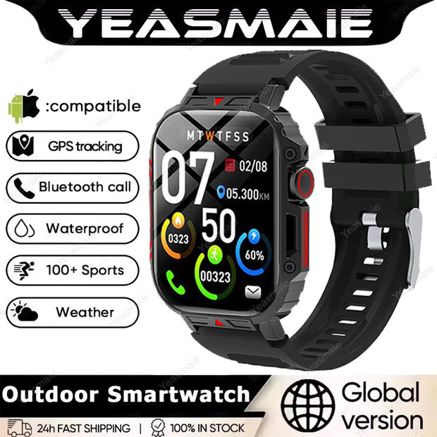 New Smartwatch 1.95 Inch Screen Health Monitoring Watches IP68 Waterproof Sport Fitness Smart Watch for Men Women Reloj Hombre