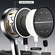 SHIRO PureFlow – Japanese High Pressure Shower Head