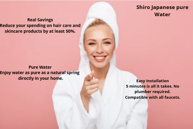 SHIRO PureFlow – Japanese High Pressure Shower Head